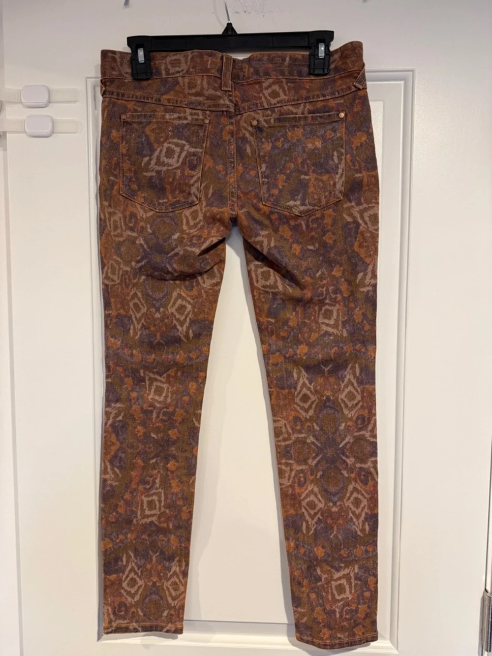 Free People Tribal Print Skinny Pants Women’s Size 27 NWT Boho Festival Cotton